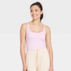 Women's Light Support Brushed Strappy Crop Sports Bra - All In Motion™ -ActiveMode Sales Store GUEST 38e08c45 a33e 49e8 879f 0a56ebc16e7a