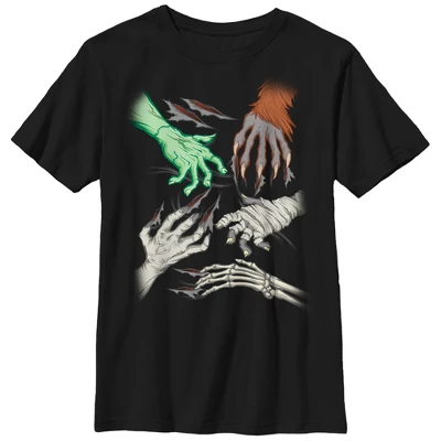 Boy's Lost Gods Halloween Monster Hands T-Shirt 3 Boy's Lost Gods Halloween Monster Hands T-Shirt - Image 3