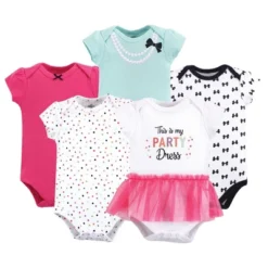Little Treasure Baby Girl Cotton Bodysuits 5pk, Party Dress -ActiveMode Sales Store GUEST 3b816697 c18c 4338 b184 9b3e5ab4f2ae