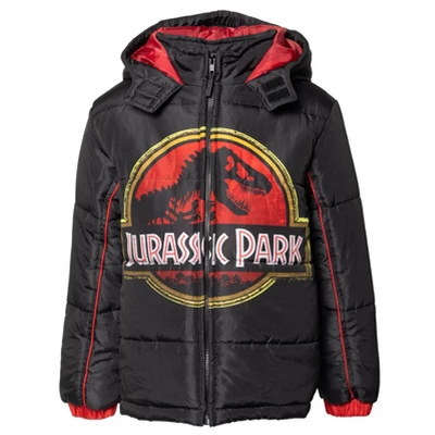 Jurassic Park Winter Coat Puffer Jacket Little Kid To Big Kid 6 Jurassic Park Winter Coat Puffer Jacket Little Kid To Big Kid - Image 6