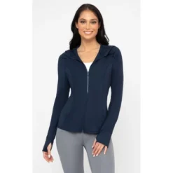 Yogalicious - Women's Slim Fit Hooded Track Jacket -ActiveMode Sales Store GUEST 3e90ae00 2a29 483a 9083 ddf96981ebce