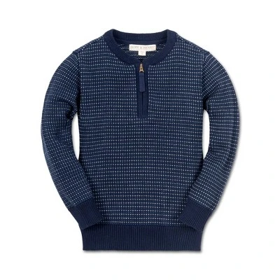 Hope & Henry Boys' Long Sleeve Henley Pullover Sweater, Infant 3 Hope & Henry Boys' Long Sleeve Henley Pullover Sweater, Infant - Image 3