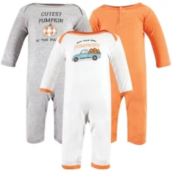 Hudson Baby Unisex Baby Cotton Coveralls, Pumpkin Truck -ActiveMode Sales Store GUEST 4170b417 510c 4fc8 9b90 b1bbc80bfe8f