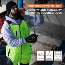 RefrigiWear Insulated Reflective High Visibility Extreme Softshell Bib Overalls -ActiveMode Sales Store GUEST 41bd9570 32e9 462c 8435 89d1278ee689