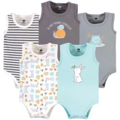 Hudson Baby Unisex Baby Cotton Sleeveless Bodysuits, Bunny And Bee -ActiveMode Sales Store GUEST 41e14f65 c995 4c9f aec3 c8ef18d4213e