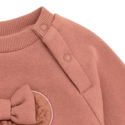 Baby Girls' Mickey Mouse & Friends Sherpa Bodysuit - Pink 2 Baby Girls' Mickey Mouse & Friends Sherpa Bodysuit - Pink - Image 2