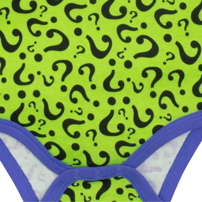 DC Comics Justice League Batman Joker Riddler Newborn Baby Boys 5 Pack Short Sleeve Bodysuits 6 DC Comics Justice League Batman Joker Riddler Newborn Baby Boys 5 Pack Short Sleeve Bodysuits - Image 6