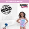 SEGA Sonic The Hedgehog Girls One Piece Bathing Suit Little Kid To Big Kid