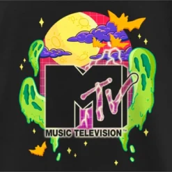 Girl's MTV Colorful Halloween Logo T-Shirt