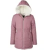 Limited Too Toddler Girl Midweight Long Puffer Jacket With Baby Fur Lining