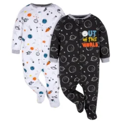Gerber Baby Boys' Long Sleeve Sleep 'N Plays - 2-Pack -ActiveMode Sales Store GUEST 464321a9 7b5c 41d2 98b7 6340531543cc