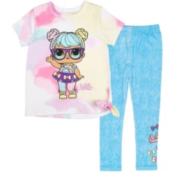 L.O.L. Surprise! Neon QT Bon Bon Diva Queen Bee Touchdown Roller Sk8er T-Shirt And Leggings Outfit Set Toddler To Big Kid -ActiveMode Sales Store GUEST 46a9792b fbc6 4068 8201 de62c9c731fb