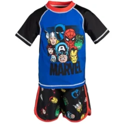 Marvel Avengers Iron Man Black Panther Thor Rash Guard And Swim Trunks Outfit Set Toddler -ActiveMode Sales Store GUEST 47e43d31 60f3 4ec6 9569 fc8a97349b56