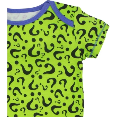 DC Comics Justice League Batman Joker Riddler Newborn Baby Boys 5 Pack Short Sleeve Bodysuits 7 DC Comics Justice League Batman Joker Riddler Newborn Baby Boys 5 Pack Short Sleeve Bodysuits - Image 7