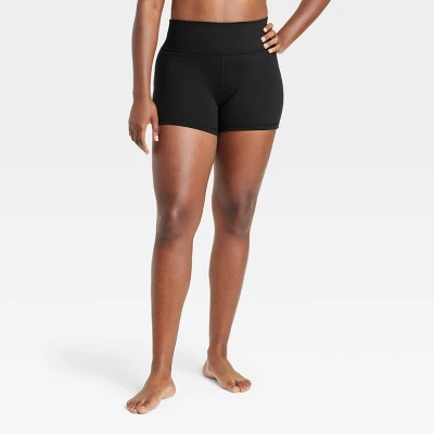 Women's Brushed Sculpt Mid-Rise Bike Shorts 4" - All In Motion™ 2 Women's Brushed Sculpt Mid-Rise Bike Shorts 4" - All In Motion™ - Image 2