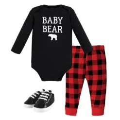 Hudson Baby Unisex Baby Cotton Bodysuit, Pant And Shoe Set, Buffalo Plaid Baby Bear -ActiveMode Sales Store GUEST 4b5c0f47 b91b 4f74 b333 3b4cf254b712