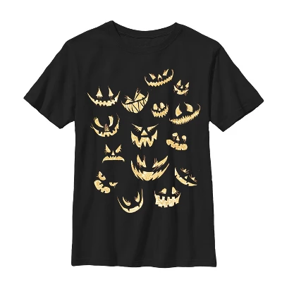 Boy's Lost Gods Jack-o'-Lantern Faces T-Shirt 3 Boy's Lost Gods Jack-o'-Lantern Faces T-Shirt - Image 3