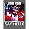 Five Nights At Freddy's Sister Location Say Hello Boy's Charcoal Heather T-shirt
