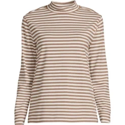 Lands' End Women's Plus Size Long Sleeve Super T Mock -ActiveMode Sales Store GUEST 4e37603a 0f11 40c3 8f55 a9ac80602205