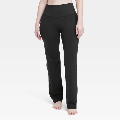 Women's Brushed Sculpt Pocket Straight Leg Pants 31.5" - All In Motion™ 2 Women's Brushed Sculpt Pocket Straight Leg Pants 31.5" - All In Motion™ - Image 2
