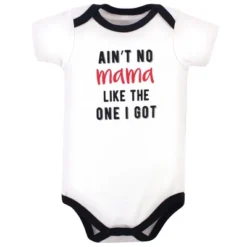 Little Treasure Baby Boy Cotton Bodysuits 3pk, My Mama