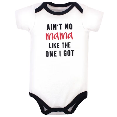 Little Treasure Baby Boy Cotton Bodysuits 3pk, My Mama 1 Little Treasure Baby Boy Cotton Bodysuits 3pk, My Mama