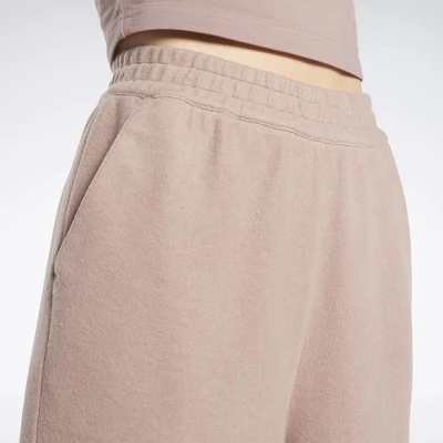 Reebok Classics Reverse Fleece Wide Leg Pants Womens Athletic Pants 5 Reebok Classics Reverse Fleece Wide Leg Pants Womens Athletic Pants - Image 5