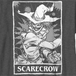 DC COMICS Boy's Batman Scarecrow Tarot T-Shirt