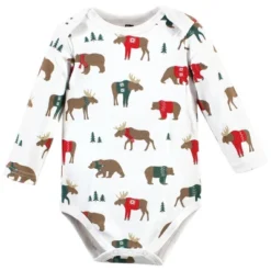 Hudson Baby Unisex Baby Cotton Long-Sleeve Bodysuits, Moose Be Christmas -ActiveMode Sales Store GUEST 547f4449 3dcf 4d12 ac6a 0cf17afb5e1f