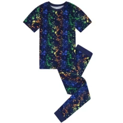 Sleep On It Boys Neon Splatter Super Soft Snug Fit 2-Piece Pajama Sleep Set -ActiveMode Sales Store GUEST 558091bb 0cb7 44be a6c5 4404121c0b44