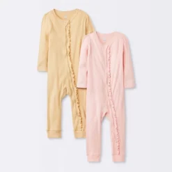 Baby 2pk Basic Wide Rib Romper - Cloud Island™ Pink -ActiveMode Sales Store GUEST 565ff6e3 05ac 44e0 baf2 39aaa26dc3b8