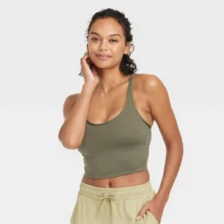 Women's Light Support Brushed Strappy Crop Sports Bra - All In Motion™ -ActiveMode Sales Store GUEST 5697bd7b 650c 4890 9f35 a45498439fe7