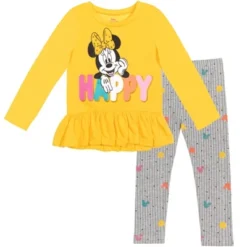 Disney Minnie Mouse Mickey Mouse T-Shirt And Leggings Outfit Set Infant To Big Kid 28 Disney Minnie Mouse Mickey Mouse T-Shirt And Leggings Outfit Set Infant To Big Kid -ActiveMode Sales Store GUEST 58b13299 cc50 48d7 8353 024d213328bb