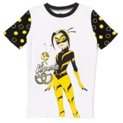 Miraculous Vesperia Girls Pajama Shirt And Shorts Sleep Set Little Kid To Big Kid