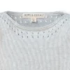 Hope & Henry Girls' Organic Cotton Pointelle Detail Sweater, Infant