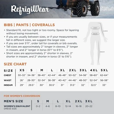 RefrigiWear Men's ChillBreaker Warm Lightweight Insulated High Bib Overalls 4 RefrigiWear Men's ChillBreaker Warm Lightweight Insulated High Bib Overalls - Image 4