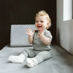 Goumikids Thermal Viscose + Organic Cotton Short-Sleeve Baby Bodysuit