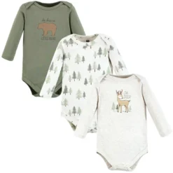 Hudson Baby Infant Boy Cotton Long-Sleeve Bodysuits, Forest Deer 3-Pack -ActiveMode Sales Store GUEST 5d755bd0 bba8 419d 83e9 eb85e3e49b8a