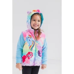 My Little Pony Pinkie Pie Girls Zip Up Jacket Little Kid To Little Kid