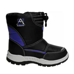 Avalanche Unisex Boys Girls Slip Resistant Faux Fur Lined Winter Snow Boots (Toddler)