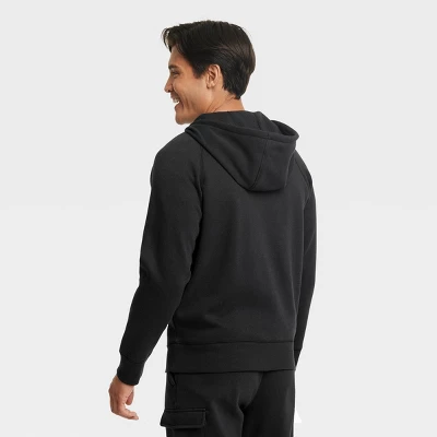 Men's Cotton Fleece Full Zip Hooded Sweatshirt - All In Motion™ 1 Men's Cotton Fleece Full Zip Hooded Sweatshirt - All In Motion™