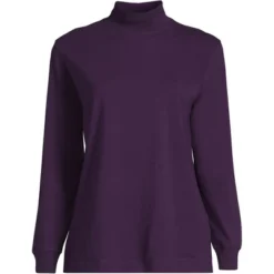 Lands' End Women's Plus Size Long Sleeve Super T Mock -ActiveMode Sales Store GUEST 5eb775f7 cce6 404b 93ad 2da1eda0324e