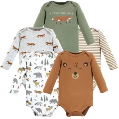 Hudson Baby Unisex Baby Cotton Long-Sleeve Bodysuits, Woodland Animals 13 Hudson Baby Unisex Baby Cotton Long-Sleeve Bodysuits, Woodland Animals -ActiveMode Sales Store GUEST 5f25c982 090f 4849 9221 d2fdce401171