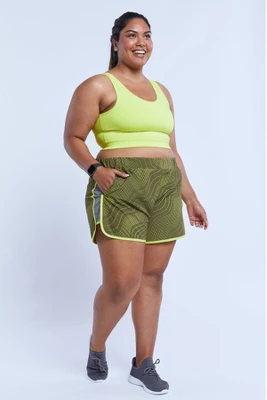 TomboyX Summit Shorts, Reflective Side Panel With Side Seam Pockets For Women 5 TomboyX Summit Shorts, Reflective Side Panel With Side Seam Pockets For Women - Image 5