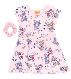 PAW Patrol Skye Chase Marshall Girls French Terry Skater Dress And Scrunchie Little Kid To Big Kid -ActiveMode Sales Store GUEST 6064c2a1 66e1 41a3 9b2c b099e89a5611