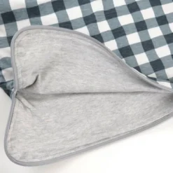 Honest Baby Organic Cotton Reversible Wearable Blanket - Painted Buffalo Check Gray - S -ActiveMode Sales Store GUEST 6112e990 030a 45a4 abc3 cfd4056a9843