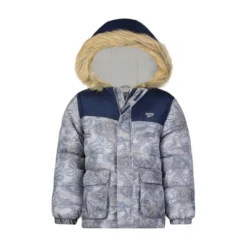 OshKosh B'gosh® Toddler Boys' Camouflage Snow Bib And Jacket Set Blue 18M
