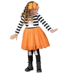 Girls How Do You Boo Striped Tutu Tunic & Legging Set - Mia Belle Girls -ActiveMode Sales Store GUEST 651044be 2fa9 4ea9 a2ab ba37d8538022