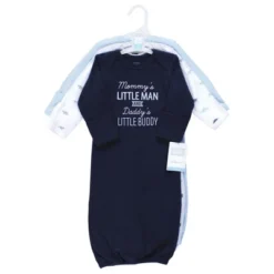 Hudson Baby Infant Boy Cotton Gowns, Newest Family Member