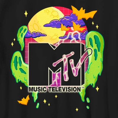 Boy's MTV Colorful Halloween Logo T-Shirt 1 Boy's MTV Colorful Halloween Logo T-Shirt